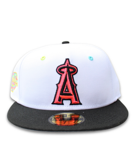 Los Angeles Angels 2002 World Series 59FIFTY Cerrada Blanco/Negro