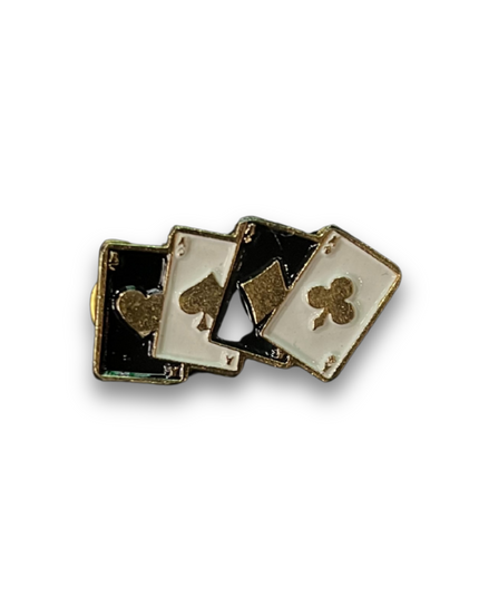 PIN ASES NEGRO/BLANCO