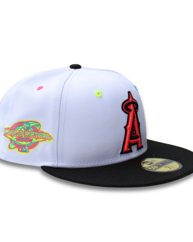 Los Angeles Angels 2002 Serie Mundial 59FIFTY Cerrada Blanco/Negro