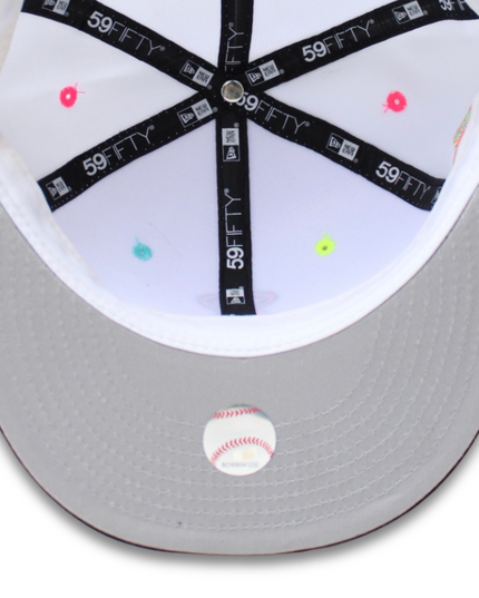 Los Angeles Angels 2002 World Series 59FIFTY Cerrada Blanco/Negro