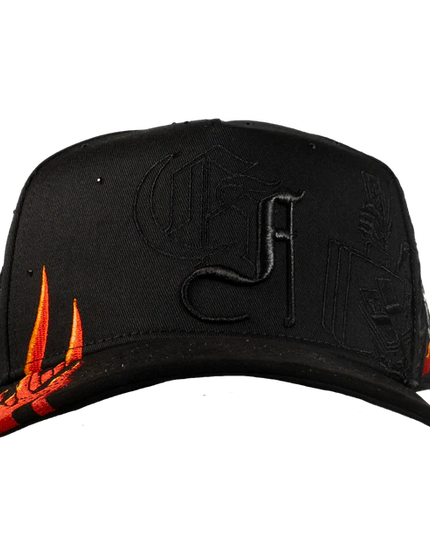 SKULL ROOSTER FLAMES