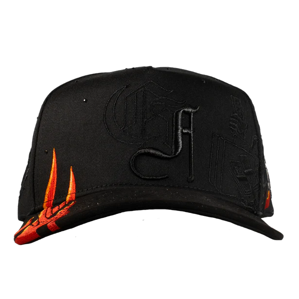 SKULL ROOSTER FLAMES