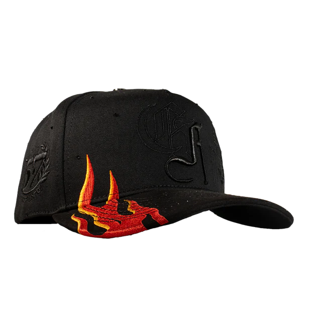 SKULL ROOSTER FLAMES
