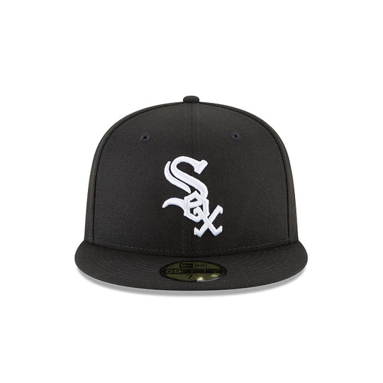 Chicago Blanco Negro y Blanco 59FIFTY Cerrada