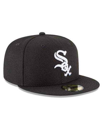 Chicago Blanco Negro y Blanco 59FIFTY Cerrada