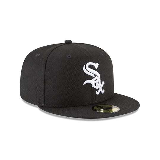 Chicago Blanco Negro y Blanco 59FIFTY Cerrada