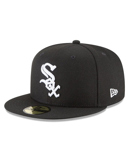 Chicago Blanco Negro y Blanco 59FIFTY Cerrada