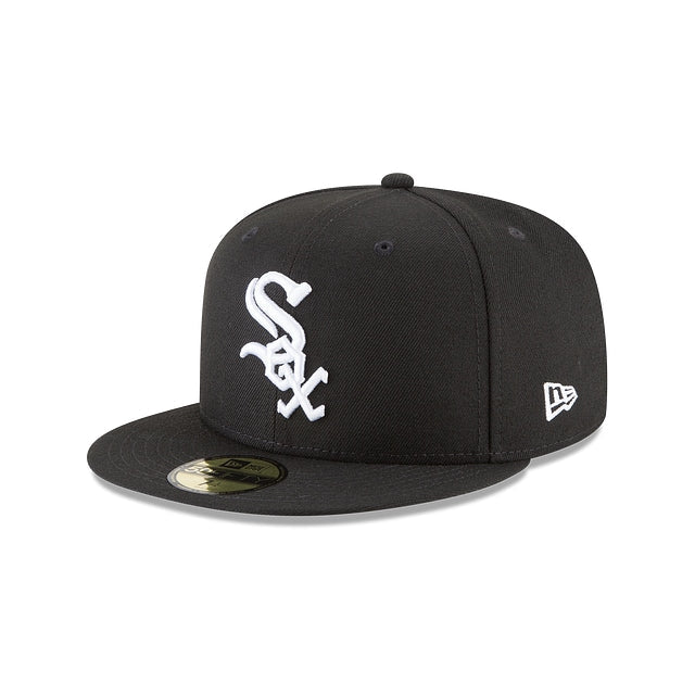 Chicago Blanco Negro y Blanco 59FIFTY Cerrada